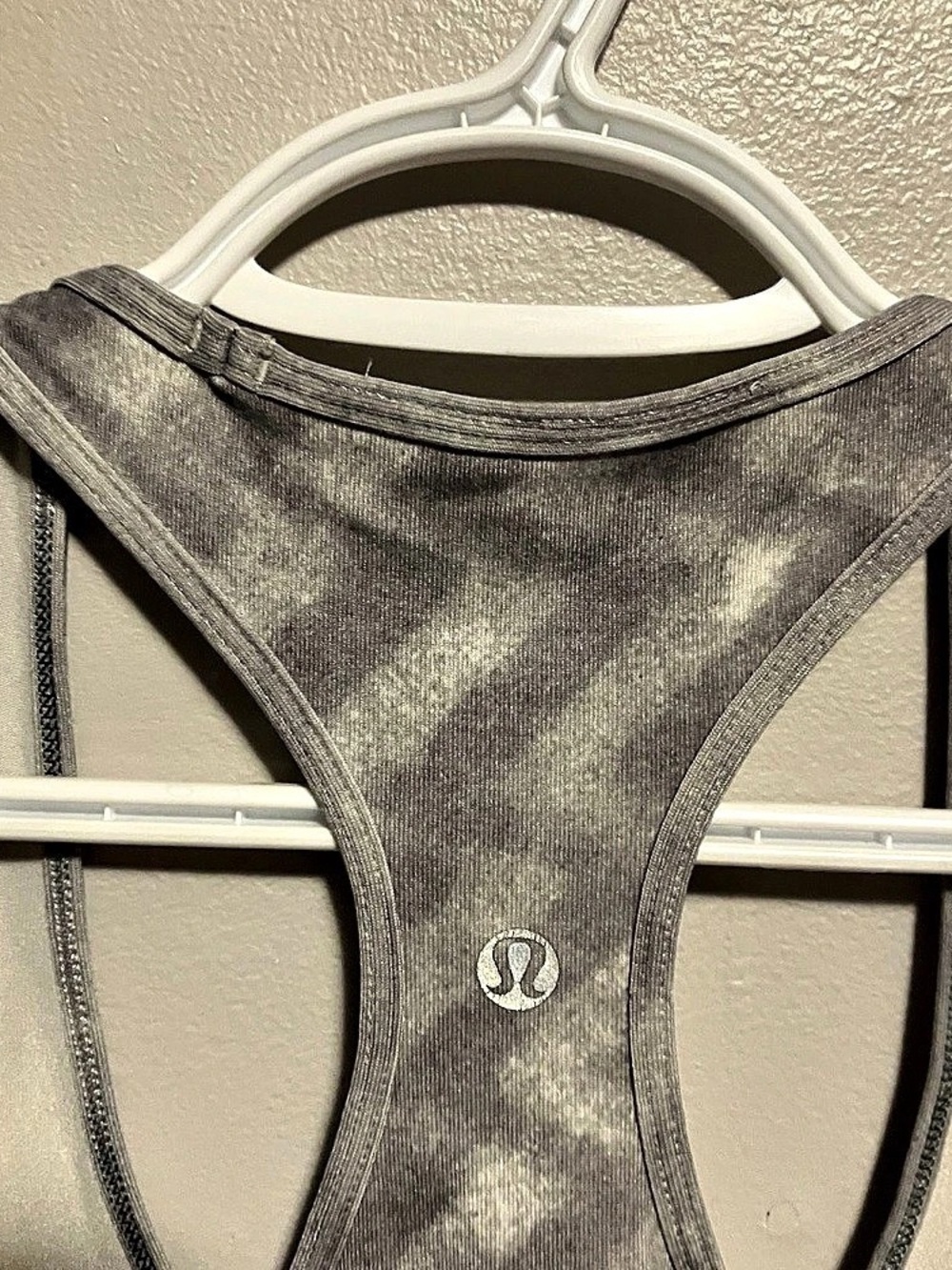 lululemon Gray Geometric Racerback Tank - Picture 4 of 4